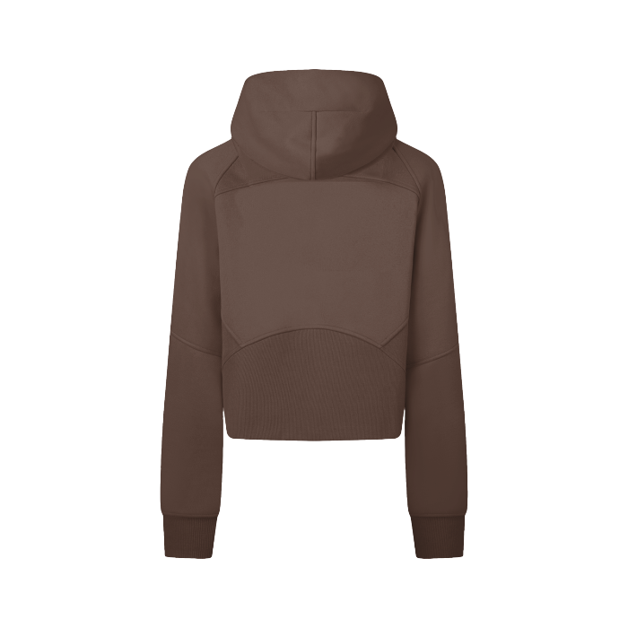 Training Cropped Zip-Through Hoodie