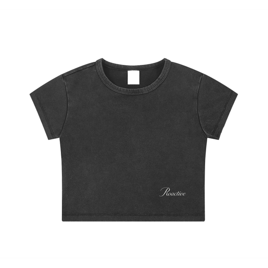 Roactive Snow Washed Crop