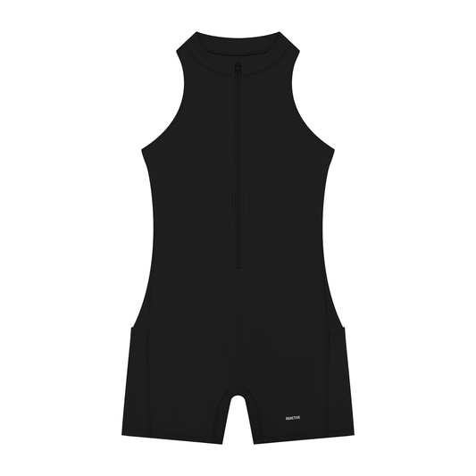 Motion Quarter-Zip Romper