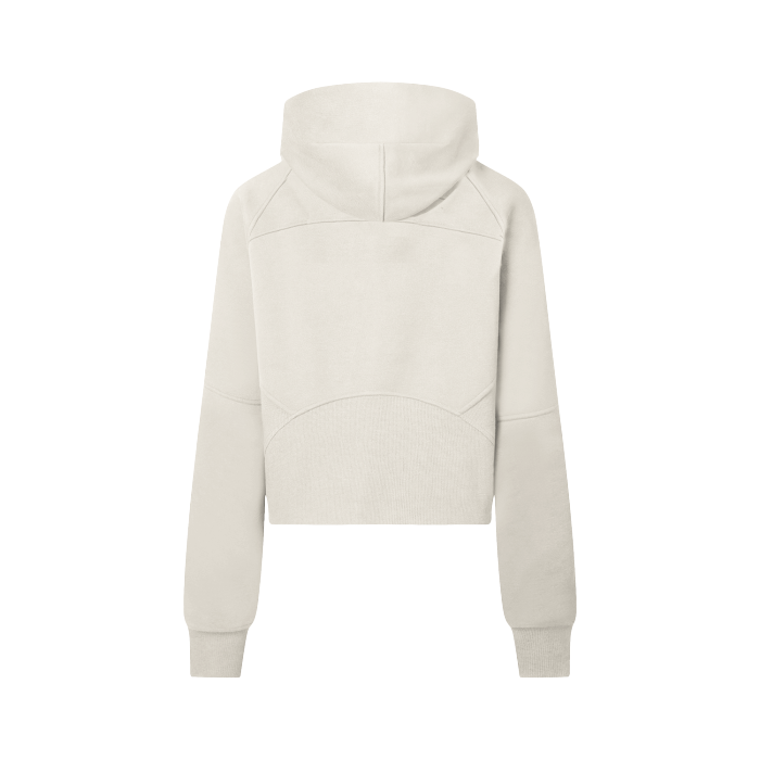 One More Set Cropped Half-Zip Hoodie