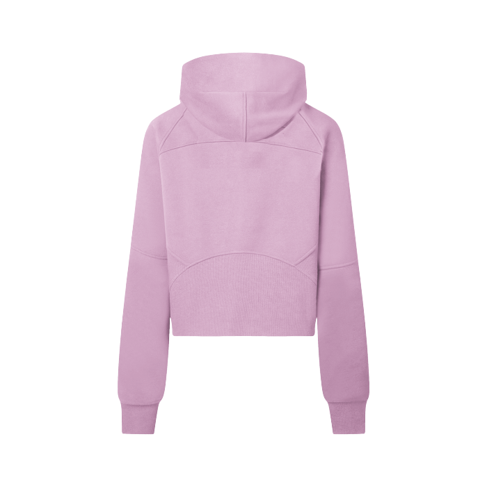 One More Set Cropped Half-Zip Hoodie